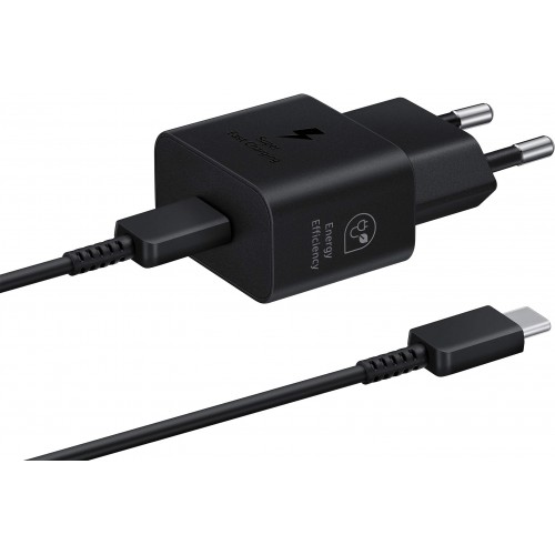 Зарядний пристрій Samsung 25Вт USB-С з кабелем USB-C > USB-C 1м (EP-T2510XBEGEU)