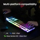 Клавіатура механічна HyperX Alloy Origins 60 61key, Red, USB-A, EN/RU, RGB, чорний