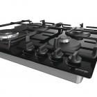 Gorenje Варильна поверхня газова на склі, 60см, чавун, чорний Gorenje Варильна поверхня газова на склі, 60см, чавун, чорний