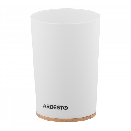 Склянка для зубних щіток Ardesto Minimalism 7.8x11.3см, полі