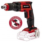 Einhell Шурупокрут для гіпсокартону акумуляторний TE-DY 18 Li - Solo, 18В, 15Нм, 0-4000об•хв, кейс, 1кг, без АКБ і ЗП Einhell Шурупокрут для гіпсокартону акумуляторний TE-DY 18 Li - Solo, 18В, 15Нм, 0-4000об•хв, кейс, 1кг, без АКБ і ЗП