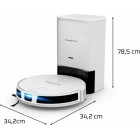 Rowenta Робот-пилосос миючий X-Plorer Serie 70+ Total Care, 2500ПаВт, h=7.8см, 0.3л, конт пил -0.4л, автон. робота до 168хв, білий