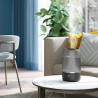 Philips Зволожувач повітря традиційне зволоження Series 1000, 41м2, 3л, 275мл/г, електр. кер-ння, режим сну, нічник, темно-сірий