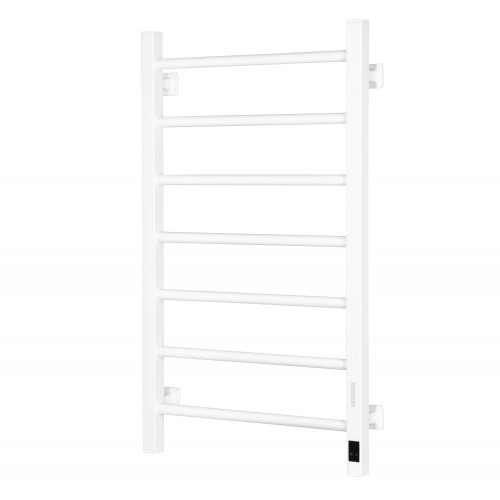 Рушникосушка Ardesto електрична SMART, 480x800мм, таймер-регулятор, сталь, ліве підключення, білий Рушникосушка Ardesto електрична SMART, 480x800мм, таймер-регулятор, сталь, ліве підключення, білий