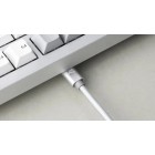 Lemokey Клавіатура механічна P1 Pro 84Key, Super Red, WL/BT/USB-A, QMK/VIA, Hot-Swap, EN/UKR, RGB, Knob, Space Silver