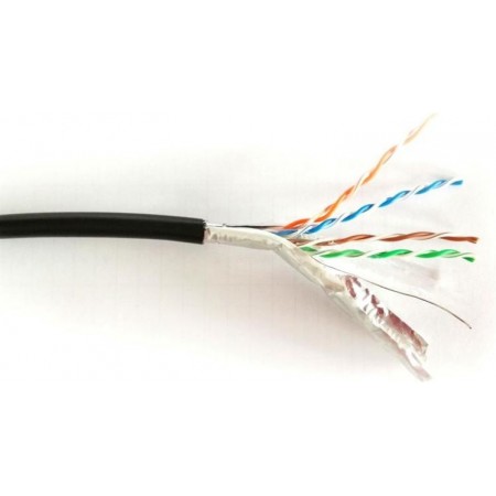 Digitus Кабель CAT 5e F-UTP, 305м, AWG 24/1, зовнішній, чорн