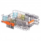 Посудомийна машина ARDESTO вбудовувана, 10компл., А++, 45см, дисплей, 3й кошик, гігієн.обробка, білий