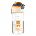 ARDESTO Пляшка для води Bear 550мл, пластик, оранжевий