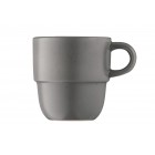 ARDESTO Чашка Trento, 390 мл, сіра, кераміка ARDESTO Чашка Trento, 390 мл, сіра, кераміка