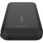 Belkin Акумулятор портативний літій-іонний Power Bank 10000мА·год, 20Вт, з інтегрованим кабелем USB-C, чорний