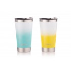 ARDESTO Термостакан Bright City 470 мл з відкривачкою, блакитний, нержавіюча сталь