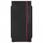 2E Корпус TeamX TMX03 з БЖ 2E ATX400W, 2xUSB2.0, 1x80мм, VGA 220мм, mATX, чорний