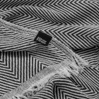 ARDESTO Плед Summer 140х190см, 100% бавовна, чорний