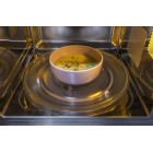 Gorenje Мікрохвильова піч вбудовувана, 25л, електр. управл., 900Вт, гриль, дисплей, інвертор, чорний