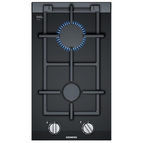 Siemens Варильна поверхня газова на склі, 30см, Доміно, чорний Siemens Варильна поверхня газова на склі, 30см, Доміно, чорний