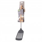 Лопатка з прорізами Ardesto Midori, 34.8см, нейлон, дерево, нержавіюча сталь, чорний Лопатка з прорізами Ardesto Midori, 34.8см, нейлон, дерево, нержавіюча сталь, чорний