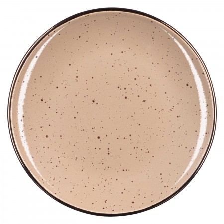 Тарілка десертна Ardesto Emilia, 20см, кераміка, коричневий