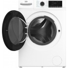 Прально-сушильна машина Beko фронтальна, 7(5)кг, 1400, D, 52см, дисплей, інвертор, пара, білий
