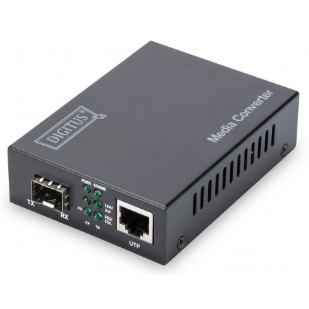 Digitus Медіа конвертор 10 Gigabit Ethernet, SFP supports 1G