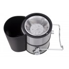 ARDESTO Соковитискач відцентрований 1000Вт, чаша-0.5л, жмих-1.5л, пластик/метал, сріблясто-чорний