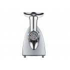 ARDESTO М'ясорубка, 1800Вт, продук.-2кг/хв, 3 решітки + для ковб., кеббе, насадка для томатів, пластик, біло-сріблястий