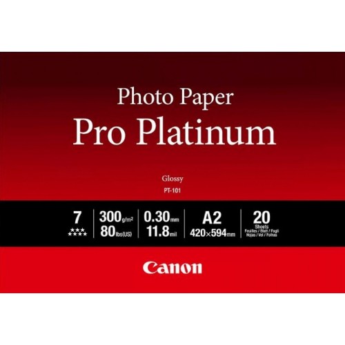 Canon A2 Pro Platinum Photo Paper PT-101 A2 20л Canon A2 Pro Platinum Photo Paper PT-101 A2 20л
