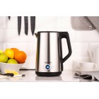 ARDESTO Електрочайник EKL-X52E/1.7 л/2200 Вт/подвійні стінки/LED дисплей/7 темп. режими/Strix контроль/нержавіюча сталь