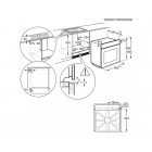 Electrolux Духова шафа електрична, 72л, А+, пара, дисплей, конвекція, піроліз, ф-ція пароварки, телескопічні напрямні, чорний