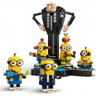 Конструктор LEGO Despicable Me 4 Ґру й посіпаки з кубиків