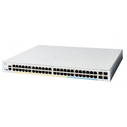 Cisco Комутатор Catalyst 1300 48-port GE, Full PoE, 4x10G SFP+