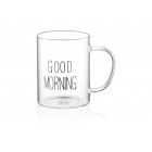 ARDESTO Набір чашок з ручками Good Morning , 420 мл, 2 од., боросилікатне скло ARDESTO Набір чашок з ручками Good Morning , 420 мл, 2 од., боросилікатне скло