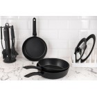 ARDESTO Сковорода глибока Gemini Gourmet Bolzano 24 см, чорний, алюміній