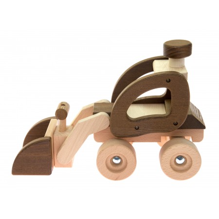 goki Машинка дерев'яна Екскаватор (натуральний)