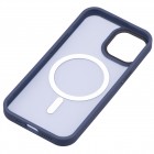 2E Чохол Basic для Apple iPhone 15, Soft Touch MagSafe Cover, Dark Blue