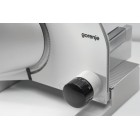 Gorenje Скиборізка, 100Вт, лезо-нержавіюча сталь, діаметр ножа-170мм, корпус-метал/пластик, сірий