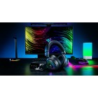 Razer Гарнітура ігрова Kraken V4 Pro, mini-jack/USB-A/BT/WL, RGB, чорний
