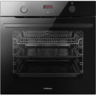Духовка электр. Hansa, 60см, 77л, A,  гриль, емаль легкого очищення, диспл., чорний