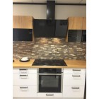 Faber Витяжка похила, 80см, 1169м3г, Tweet Ev8 Led Bk A80, чорний