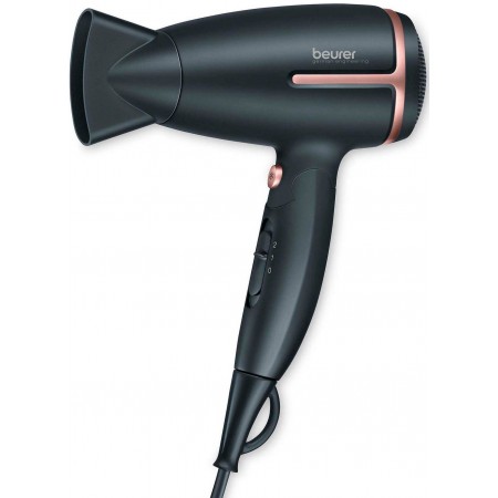 Beurer Фен дорожній HC 25, 1600 Вт, 2 температури, 2 швидкос