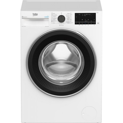 Beko Пральна машина фронтальна, 9кг, 1400, A+++, 55см, дисплей, SMART, ПАР, інв., білий