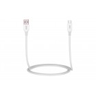 2E Кабель USB-A - USB-C Glow 1m White