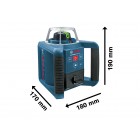 Bosch Нівелір лазерний ротаційний Professional GRL 300 HVG, 300м, ±0.1мм/м, 150/300/600 об/хв, тримач WM4, IP54, 1.8кг, зелений промінь, кейс, приймач LR1, пульт RC1, АКБ, ЗП, мішень Bosch Нівелір лазерний ротаційний Professional GRL 300 HVG, 300м, ±0.1мм/м, 150/300/600 об/хв, тримач WM4, IP54, 1.8кг, зелений промінь, кейс, приймач LR1, пульт RC1, АКБ, ЗП, мішень