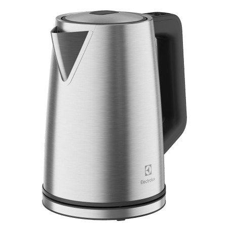 Electrolux Електрочайник, 1.7л, Strix, дисплей, метал, підтр