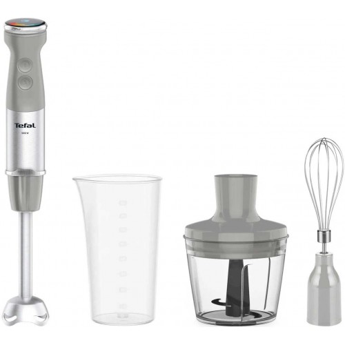 Блендер Tefal Quickchef+ 1000 Вт HB673B30 Сірий/Сріблястий