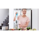 Braun Блендер заглибний, 1000Вт, чаша-600мл, насадка спіралайзер, 21 швидкість, біло-блакитний