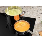 Electrolux Варильна поверхня індукційна, 80см, розширена зона, датчик кипіння, датчик смаження, сенсорний дисплей, Hob2Hood, чорний