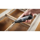 Шліфмашина шліфувально-гравірувальна акумуляторна Dremel 7760-15 3.6В 1х2А·год 8000-25000об/хв 15 насадок 195см ЗП USB 0.27кг