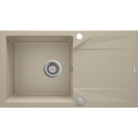 Deante Мийка кухонна Evora, граніт, прямокутник, з крилом, 7