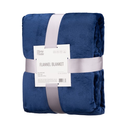 ARDESTO Плед Flannel, 200x220 см, 100% поліестер, синій ARDESTO Плед Flannel, 200x220 см, 100% поліестер, синій