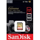 SanDisk Карта пам'яті SD 256GB C10 UHS-I U3 R180/W130MB/s Extreme V30